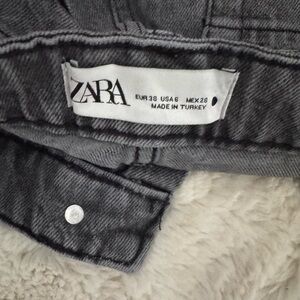 Zara Gray Denim Jacket